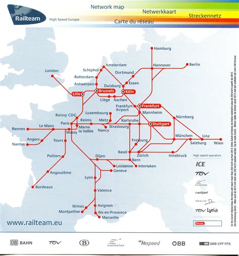 High Speed Rail Map Of Europe In 2023 Europe Map Europe Map | Images ...