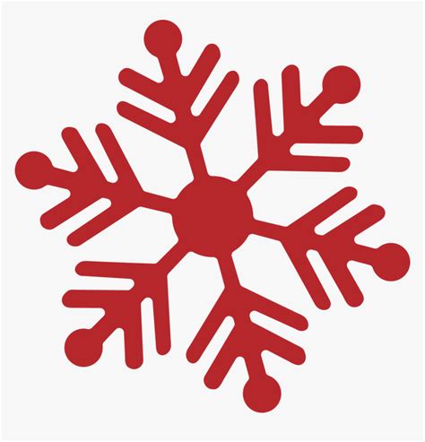 Cb Christmas Snowflake - Red Snowflake Svg Transparent, HD Png Download ...