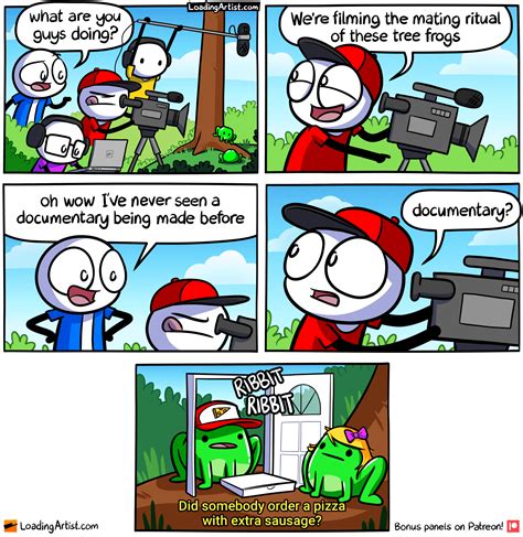 that's some ribbiting footage : comics