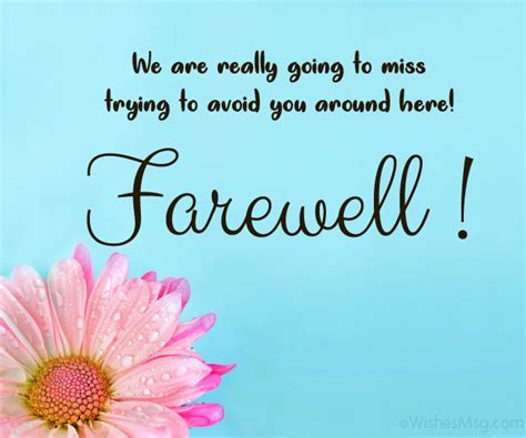 Funny Farewell Card Messages