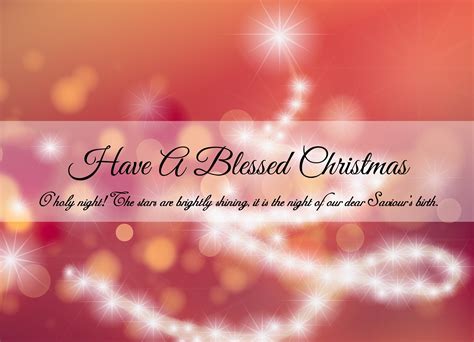 Have A Blessed Christmas Card – Sublime Gifts