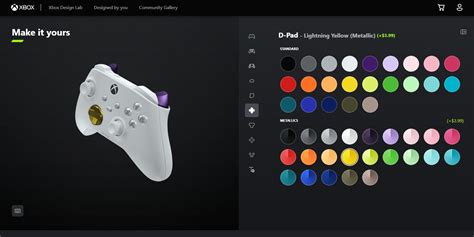 Xbox Design Lab Controller Customization Features