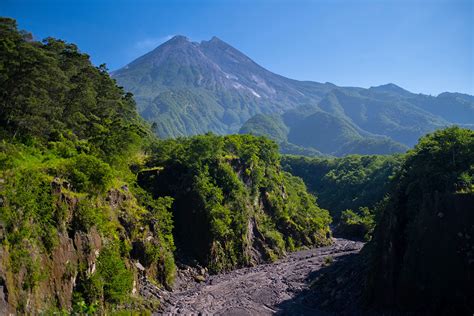 The Majestic Mt. Merapi Volcano at The Center of Java - Indonesia Travel