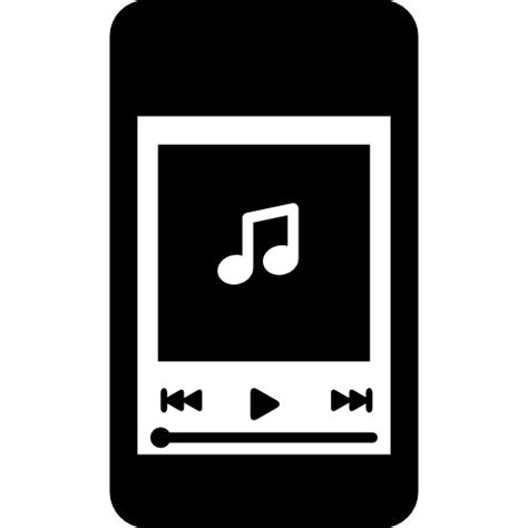 IPhone music player icon