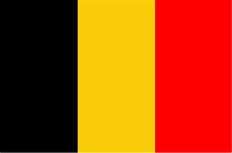 Bandera Y Mapa De Belgica