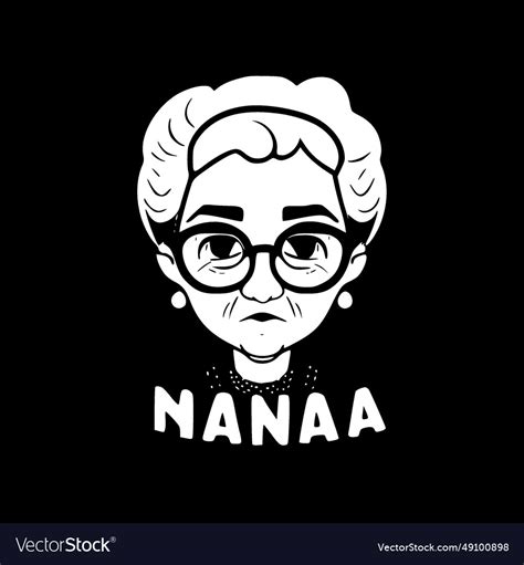 Nana - high quality logo - ideal for t-shirt Vector Image