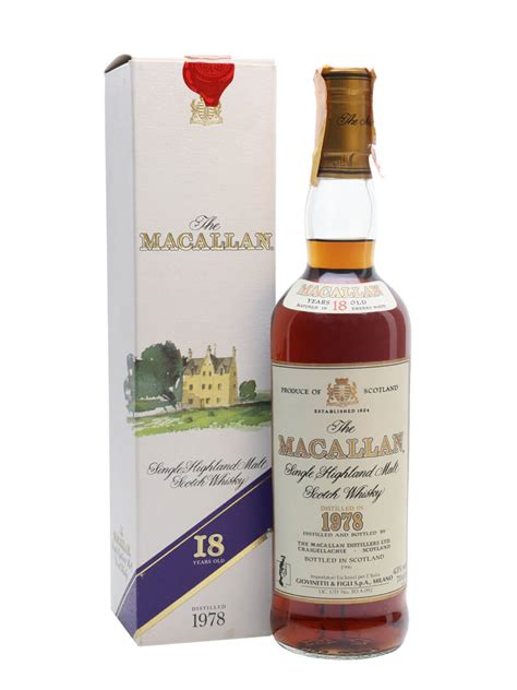 Macallan 1978 - 18 Year Old Scotch Whisky : The Whisky Exchange