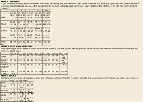 Merrell Kids Size Chart | Portal.posgradount.edu.pe