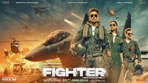 New FIGHTER poster. The film releases in one month. Set to be India's ...