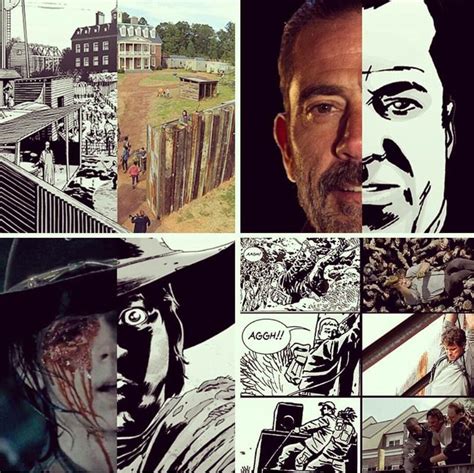 Comic Book vs. Tv Series Negan, Season 6 The Walking Dead Negan, Grimes ...