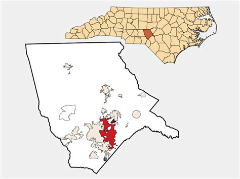 Southern Pines, NC - Geographic Facts & Maps - MapSof.net