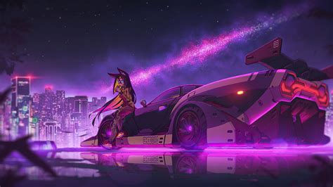 1280x720 Anime Girl Cyberpunk Ride 4k 720P ,HD 4k Wallpapers,Images ...