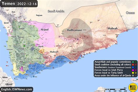 Latest Military Map Of Yemen; Knowing The Parties Involved In The Yemen ...