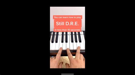 Guess Who’s back? Still DRE Piano Easy Tutorial #Piano #Shorts - YouTube