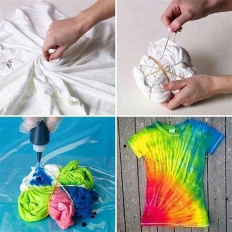 So colorful! I love tye-dye! | Diy ambachten, Knutselen thema kleding ...