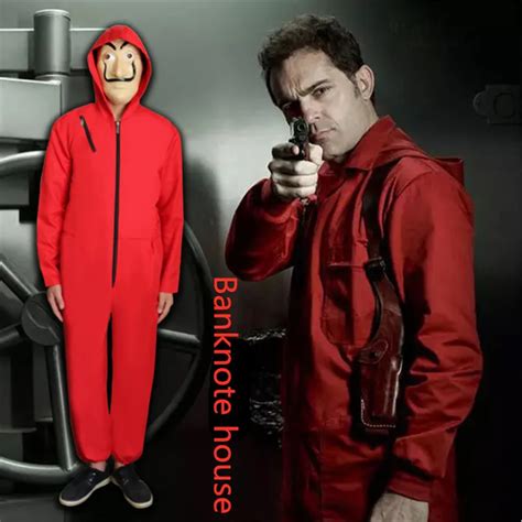 Money Heist The House of Paper La Casa De Papel Cosplay Costume for Men ...