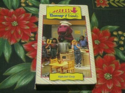 ~BARNEY & FRIENDS~TIME LIFE~ALPHABET SOUP~VHS~LEARN 1ST STEPS TO ...