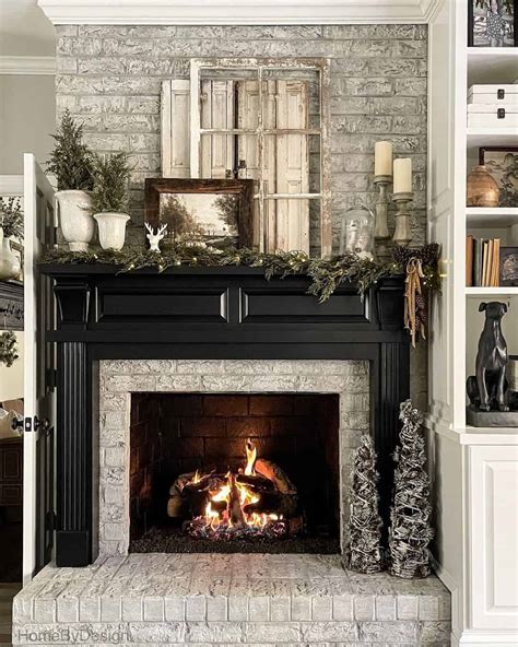 Winter Fireplace Mantel Ideas - Soul & Lane