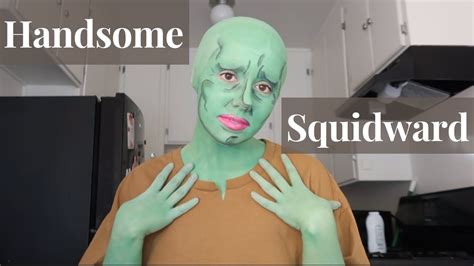 Become Handsome Squidward with me! My 2021 Halloween costume! - YouTube