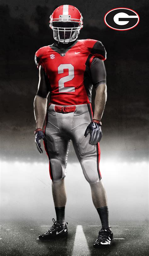 Original uniform concepts for the Georgia Bulldogs