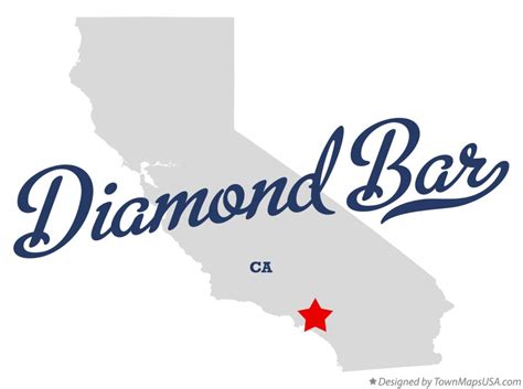 Map of Diamond Bar, CA, California