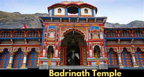 Badrinath Temple : History, Architecture,Significance pooja Timings ...