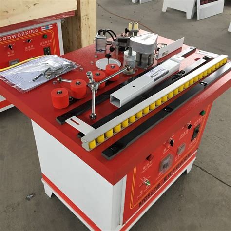 Furniture Manual Edge Banding Machine High Speed With Cast Iron Worktable