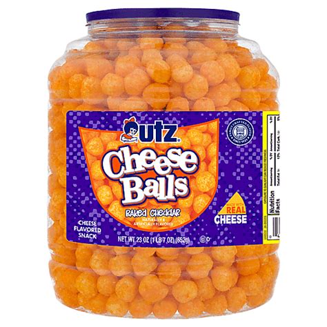 Utz Cheese Balls in Barrel | Snacks, Chips & Dips | Foodtown