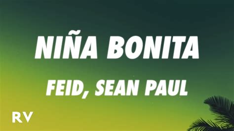 Feid, Sean Paul - Niña Bonita (Letra/Lyrics) - YouTube