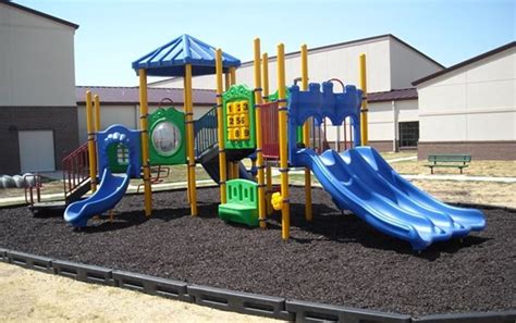 8" Playground Border Timber - Playground Borders