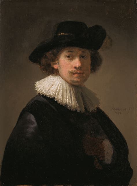 A Debonair Self-Portrait 26-Year-Old Rembrandt Made to Impress His ...