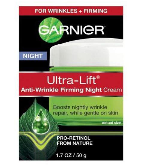 Garnier Ultra-Lift Anti-Wrinkle Firming Night Cream - 48gm: Buy Garnier ...