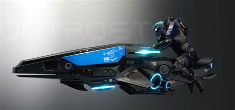 ArtStation - Jet Bike Madness, OUTPOST ZERO Futuristic Motorcycle ...