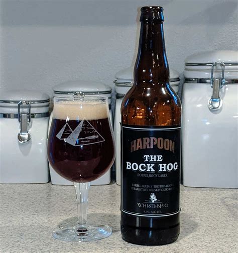 Harpoon Brewery's The Bock Hog, a collaboration with WhistlePig Rye ...