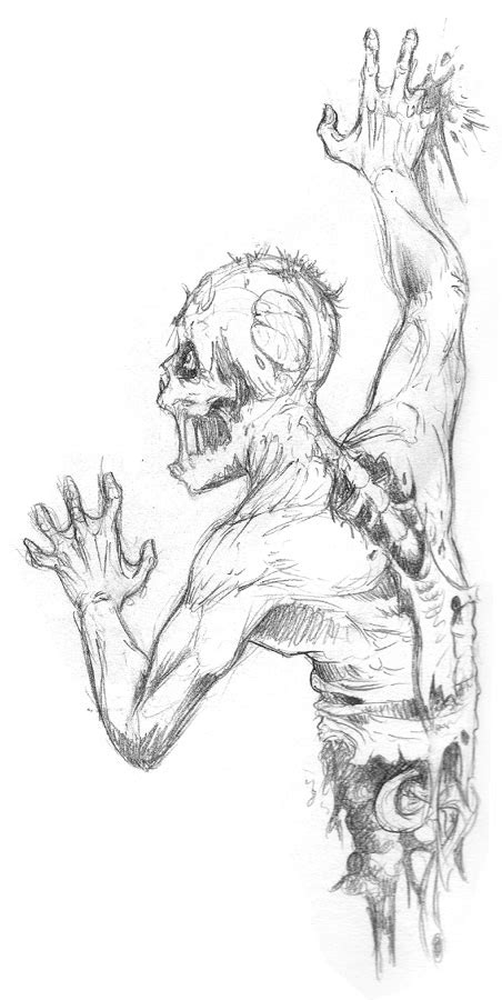 zombie crawling up by poofler on DeviantArt