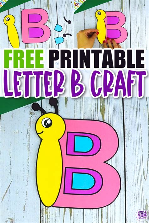 Free Printable Letter B Craft Template – Simple Mom Project