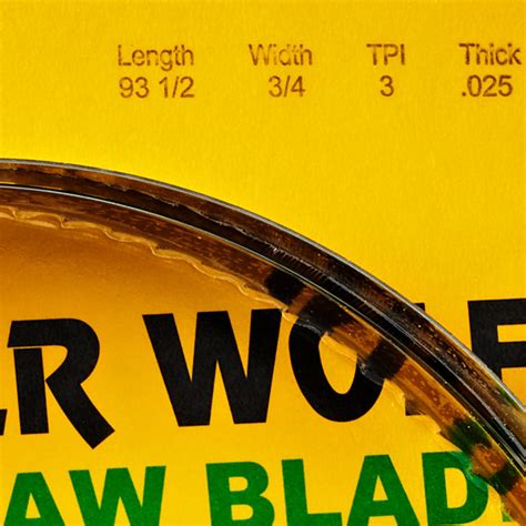 Timber Wolf Bandsaw Blade 93-1/2” 3/4” 3TPI TPC Series | The Woodsmith ...