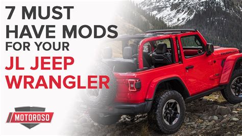 Must Have Mods for the Jeep Wrangler JL (2019+) – Motoroso Blog