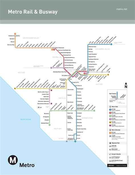 Metro In Los Angeles Map - Ronni Cindelyn