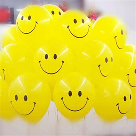 50pcs Cute Ballons Printed Happy Birthday Party Decoration 12 inch ...