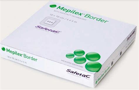 Mepilex Border Safetac Technology Foam Dressing 4x4 Ref 295300 5 Pcs ...