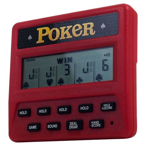 Trademark Games Electronic Handheld 5-in-1 Poker Game | Poker games ...