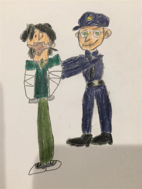 Chris McLean getting arrested by Disneyuser776 on DeviantArt