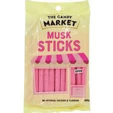 The Candy Market Musk Sticks 200g - Campus&Co. Katoomba