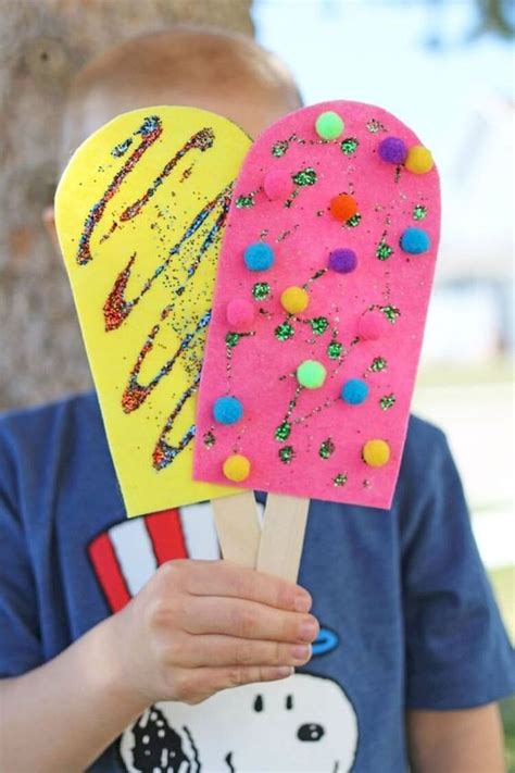 20 Best DIY Craft Kids for Summer | Popsicle crafts, Toddler crafts, Crafts