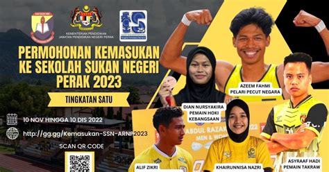 Kemasukan Tingkatan 1 Sekolah Sukan Negeri Perak 2023