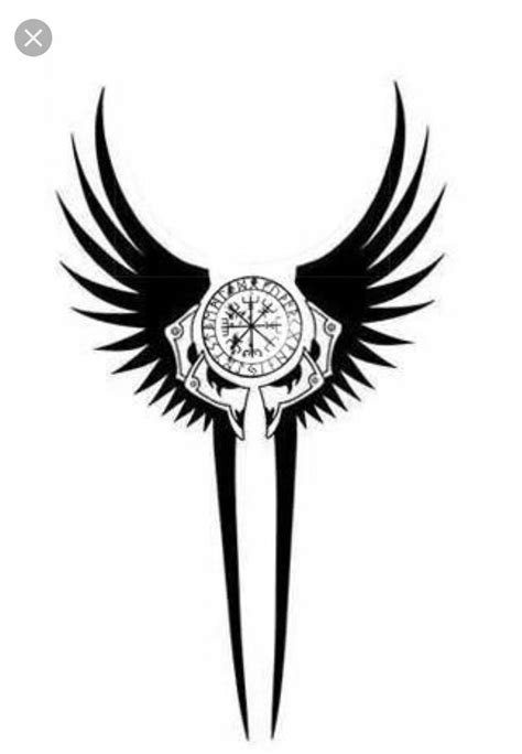 Norse valkyrie symbol | Mythology tattoos, Norse tattoo, Norse ...