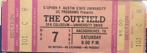 The Outfield Concert & Tour History | Concert Archives