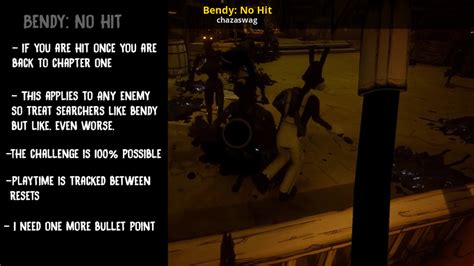 Bendy: No Hit (Outdated) [Bendy And The Ink Machine] [Mods]