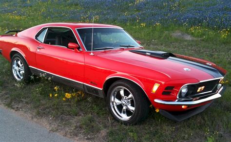 Red 1970 Mach 1 Ford Mustang Fastback - MustangAttitude.com Photo Detail